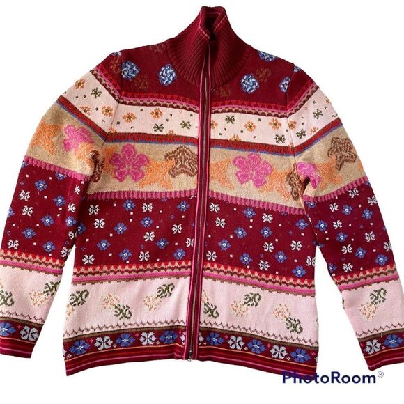 Bogner Fleece Wool Cardigan  - Picture 8 of 8